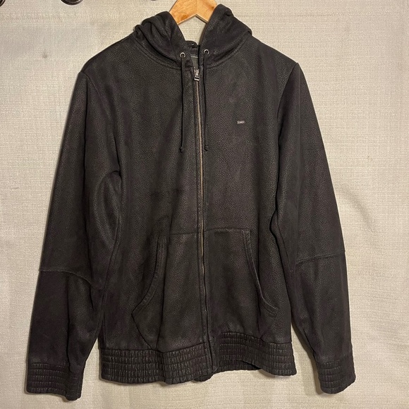 Obey Black Zip Up Sweater